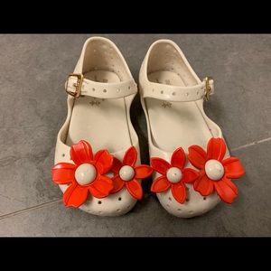 Mini Melissa Isabela Capetto 7T flower shoes